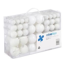 Relaxdays Set of 100 Christmas Baubles