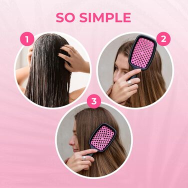 Щітка для волосся FHI HEAT Unbrush Wet & Dry - рожева, для мокрого та сухого волосся