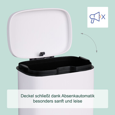 Relaxdays Cosmetic Containers Wall Mount 3 Liter