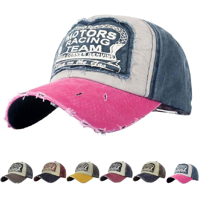 Кепка бейсболка Tuopuda Retro Vintage з регулюванням, унісекс, для літа