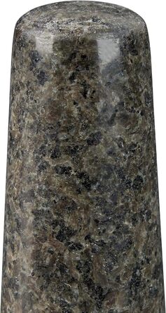 Гранітний ступка з пестиком Relaxdays - для спецій та трав, Ø 16 см, 400 мл, сірий