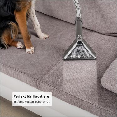 Пристрій для чищення м'яких меблів Genius Invictus F7 10-ти частинний, миючий пилосос 1200 Вт, видалення плям, мокрий пилосос для килимів, авто, диванів, килимків. Чистий килим, мокре чищення м'яких меблів, великий резервуар для води