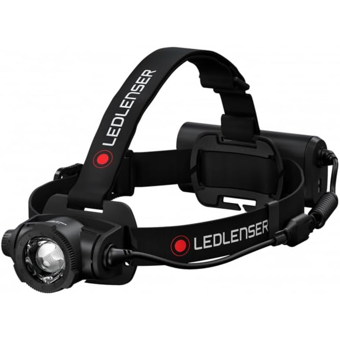 Налобний ліхтар Ledlenser H15R Core, 2500 люмен, акумуляторний, LED, IP67, фокусування, плавне затемнення, USB-зарядка, 250 м, для туризму та роботи