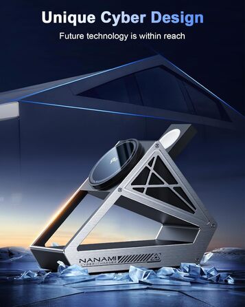 Зарядний пристрій NANAMI 3-в-1 MagSafe: для iPhone 17, 15, 14, 13, 12, Apple Watch, AirPods. Чорний, 15W, Qi2, MagSafe