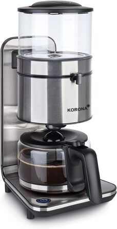 Кавоварка Korona 10295, нержавіюча сталь, 1,25 л, 1800 Вт, технологія проливного заварювання