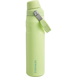 Термос-пляшка Stanley Iceflow 0.6 л для спорту, чорна (Citron), не пропускає воду, BPA-free, зручна для миття в посудомийці, тримає холод до 10 годин