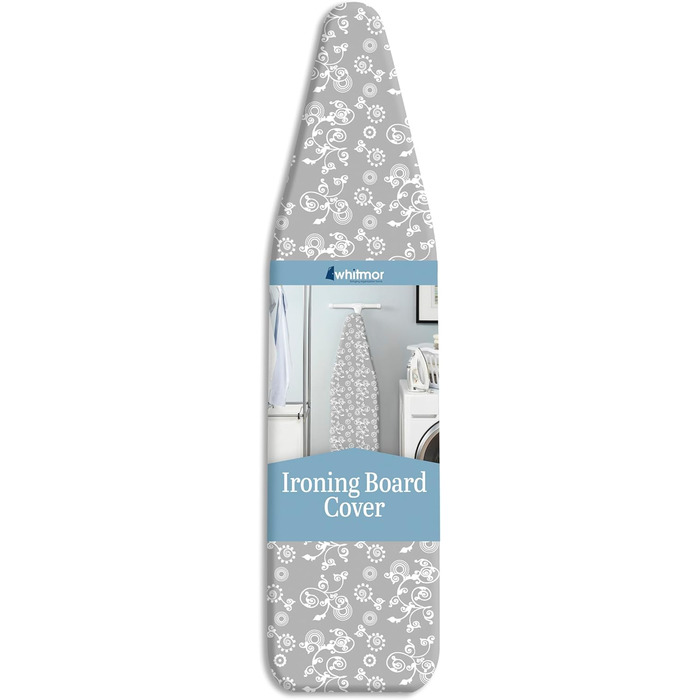 Накладка та мат для прасувальної дошки Whitmor стійка до високих температур, сірий візерунок