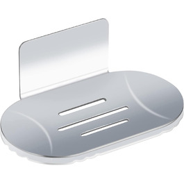 Підставка для мила на стіну без свердління, нержавіюча сталь, HONZUEN | Мильниця для ванної кімнати та кухні