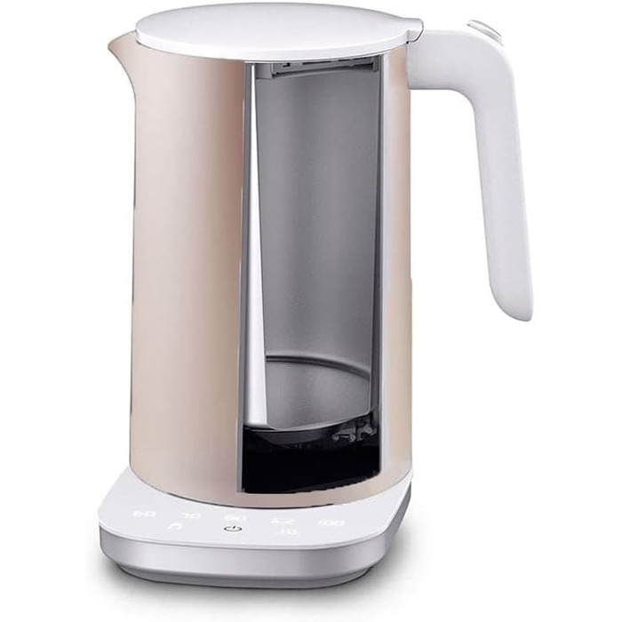 ZWILLING ENFINIGY Water Kettle Pro with Temperature Setting, Stainless Steel Scale Filter & Keep-Warm Function, 1850 Watts, 1.5 Liters, Pink