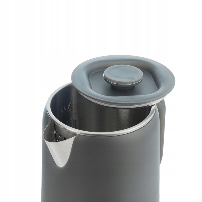 Електричний чайник Asato Pro Hot Grey, 1500 Вт, 1,7 л, сірий
