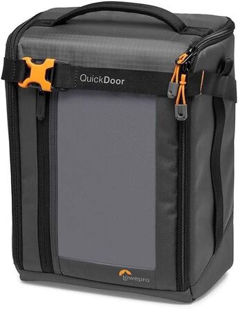 Lowepro GearUp Creator Box Large II - сумка для бездзеркальних та DSLR камер, помаранчевий колір, з QuickDoor доступом, виготовлена з перероблених матеріалів