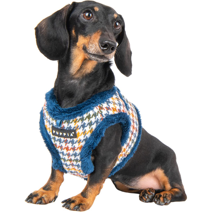 Жилет для собак Puppia Gianni Step-in з квітковим принтом, теплий зимовий, для маленьких та середніх собак, вишневий, розмір L