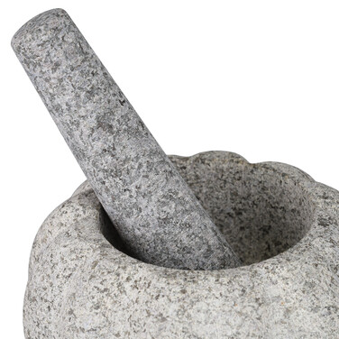 Relaxdays Mortar and Pestle Set made of Granite