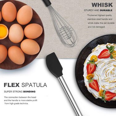 HAMIIS Kitchen Helper Set, Silicone Cooking Utensils, 33 Kitchen Utensils and Spoons for Non-Stick Cookware