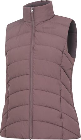 Жіночий жилет Mountain Warehouse Opal з утеплювачем - легка термокуртка, кишені на блискавці, водовідштовхувальний (32, маульфорсграу)