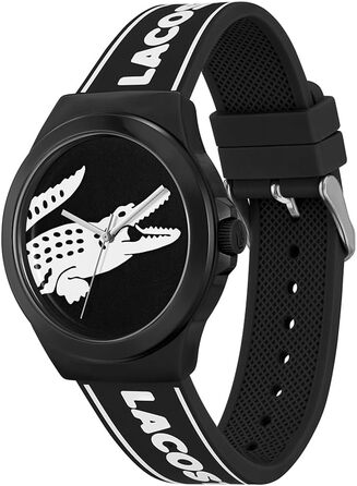 Годинник Lacoste NEOCROC для чоловіків з чорним силіконовим ремінцем - 2011185