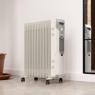 Конвектор масляний Cecotec ReadyWarm 11000 Space, 2500 Вт, 11 ребер обігріву, 3 режими, 25 м², білий