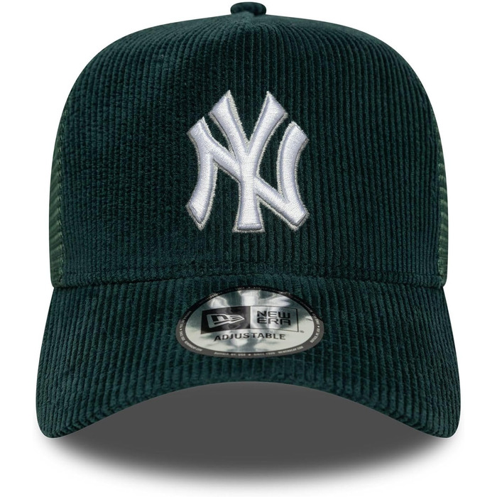 Кепка New Era MLB Trucker Cord з регулюванням, бейсболка Snapback Mesh з логотипом команди New York Yankees