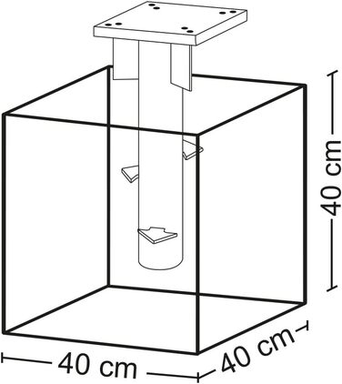 Schneider Universal Base Plate for Gazebo/Parasol Umbrellas, 897-00, for embedding in concrete, 3.8 kg, Silver