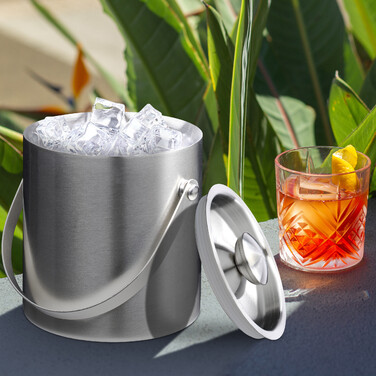 Relaxdays Ice Cube Container with Lid