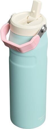 Фляга Stanley Flip Straw 2.0 з трубочкою 1.06 л - термофляка, охолоджує до 17 годин - 4 дні з льодом - без BPA - не протікає - для тримачів напоїв - придатна для миття в посудомийній машині - (700 мл, Poolside)