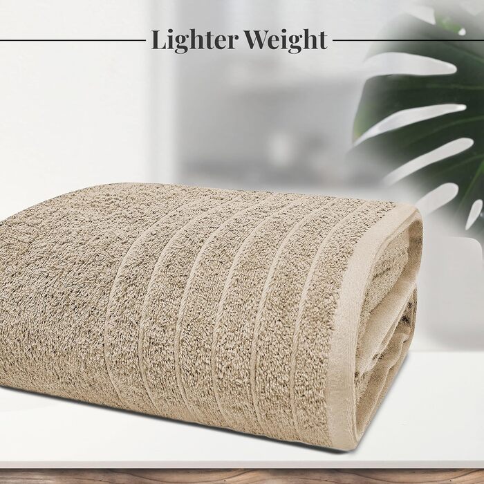 Набір рушників Tens Towels з 100% бавовни, 8 предметів: 2 великі банні рушники, 2 рушники для рук та 4 маленькі рушники для обличчя, гігроскопічні та швидкосохнучі