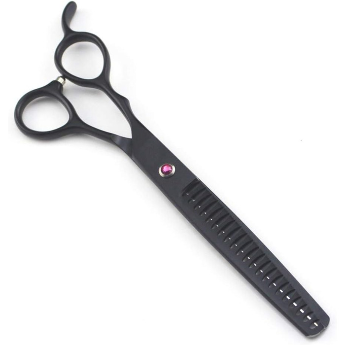 Професійні ножиці для грумінгу собак WYGC, ліва рука, 7.0 дюймів, набір з 3 шт. (2 фінішні, 1 вигнута)