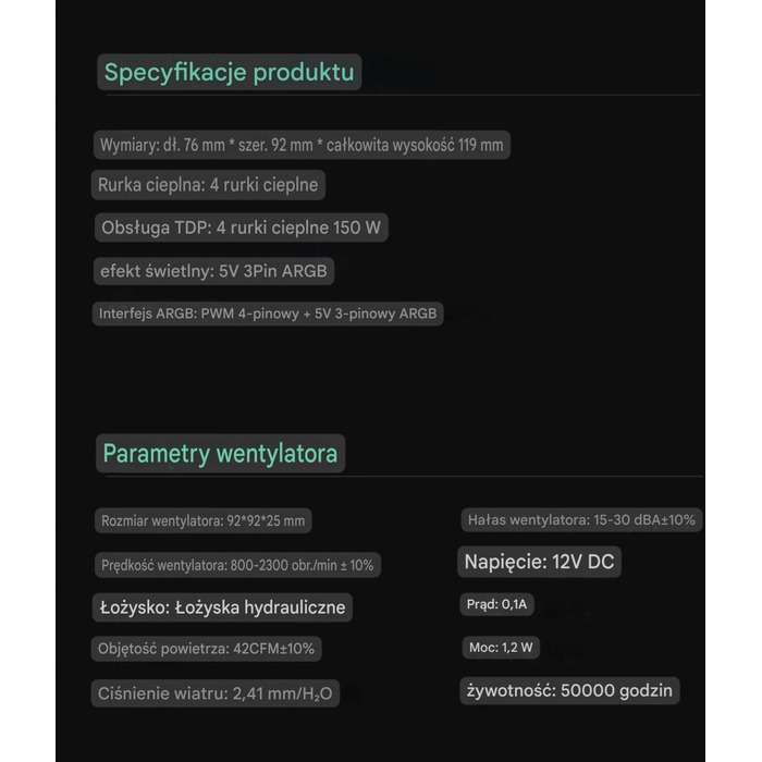 Активне охолодження процесора Snowman MX94-V3 ARGB