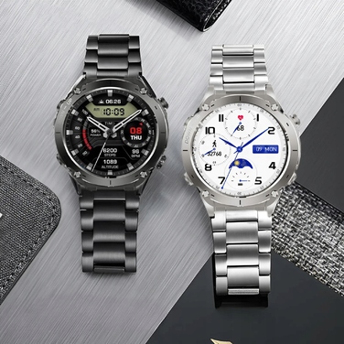 Смарт-годинник Lazird зі вбудованим GPS, акумулятором 730 мАг, ліхтариком та барометром, чорний