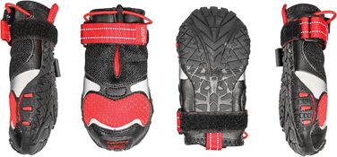 Kurgo Blaze Cross Dog Shoes, For Paw Protection, For Every Season, Waterproof and Reflective, Size XL, Red X-Large