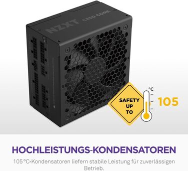Блок живлення NZXT C850 Gold Core 850W ATX 3.1, 80+ Gold, чорний