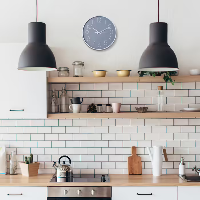 Relaxdays Modern Wall Clock