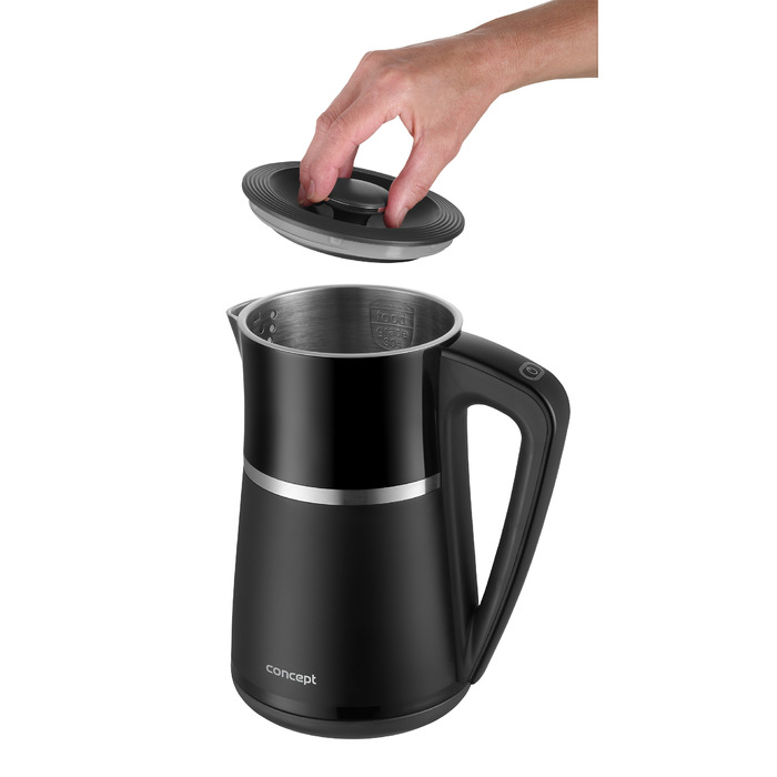 Електричний чайник Concept RK3100, 2200 Вт, 1,7 л, чорний