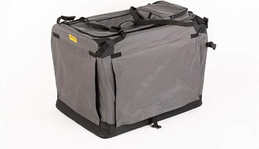 Кія для собак, переноска для собак, вольєр для собак 122x79x99 см (сірий)