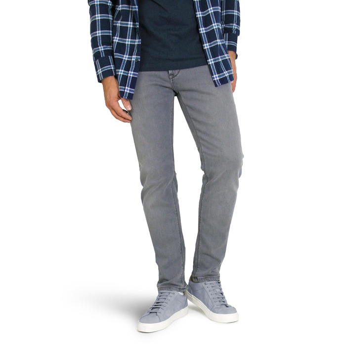 Джинси чоловічі Pierre Cardin Lyon, сині, Stonewash, завужений крій (38W/34L)