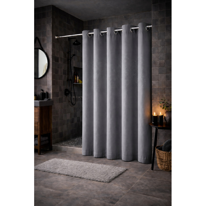 Текстильна штора для ванни NOW-ART, 150 x 260 см