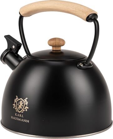 Чайник електричний Induktion 2.5L з автоматичним свистком, нержавіюча сталь. Підходить для індукційних, газових та електричних плит.