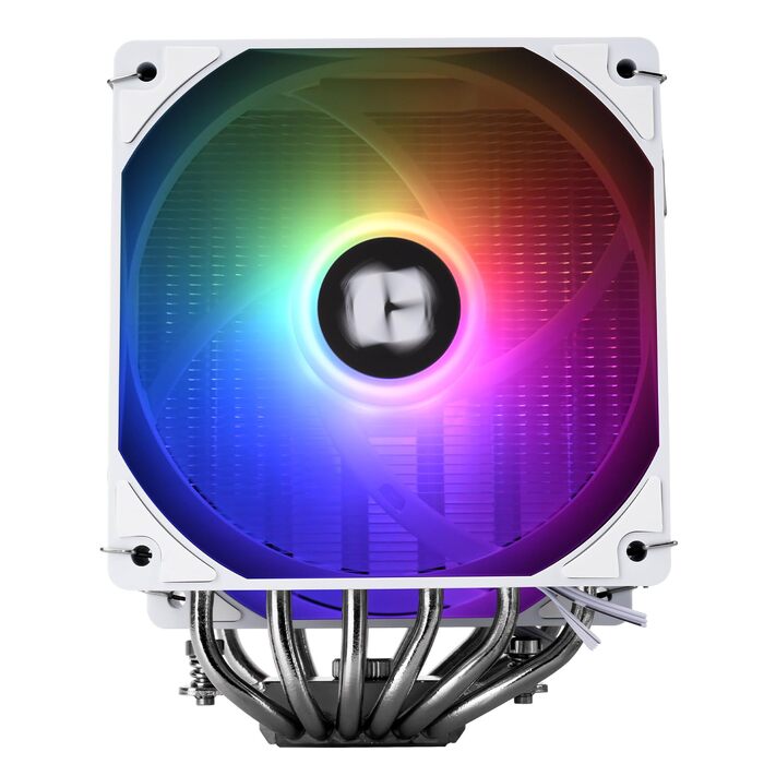 Кулер для процесора Thermalright Peerless Assassin 120 Digital Black, з цифровим дисплеєм, 6 тепловими трубками, ARGB, для AM4/AM5, Intel LGA1700/1851/1200/115x, чорний
