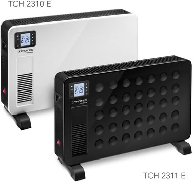 Електричний конвектор Trotec TCH 2311 E – 2300 Вт, чорний, мобільний