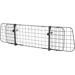 Сітка для захисту домашніх тварин Kerbl, 96-145x30 см, для безпечного транспортування собак в автомобілі, легкий монтаж, регульована ширина
