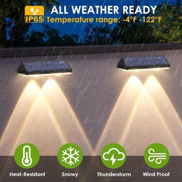 Outdoor Solar Lights for Garden - Waterproof LED Lamps for Decoration