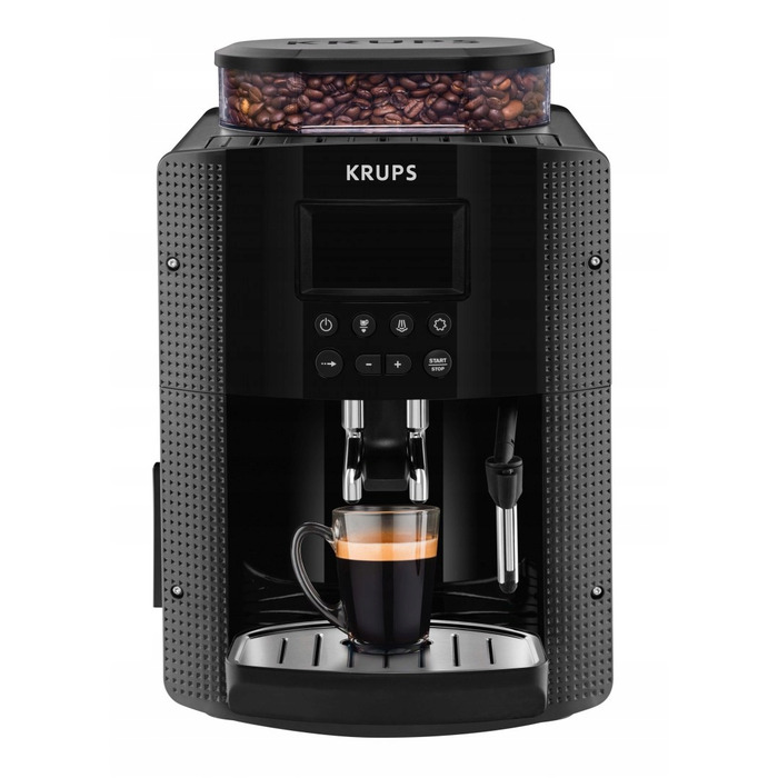 Автоматична кавомашина Krups EA8150, 1450 Вт, чорна