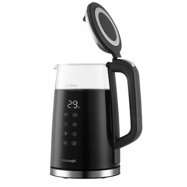 Електричний чайник Concept RK4100, 2200 Вт, 1,7 л, чорний
