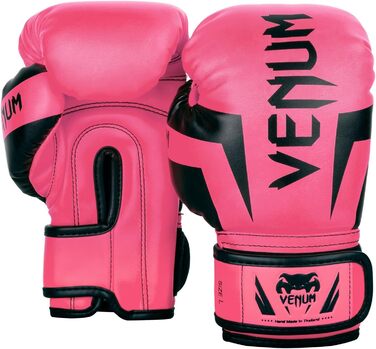Дитячі боксерські рукавички Venum Elite Fluo Rosa S