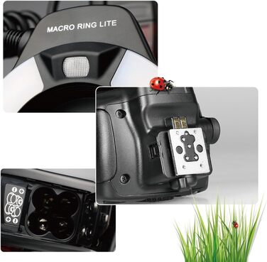 Кольцевий світловий прилад Meike MK-14EXT-N з LED AF Assist для камер Nikon DSLR