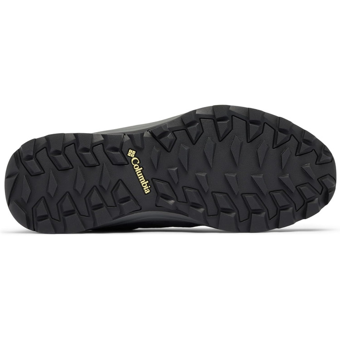 Чоловічі трекінгові черевики Columbia Redmond Iv Low Waterproof Mid Rise, 45 EU, Graphite Citron Haze