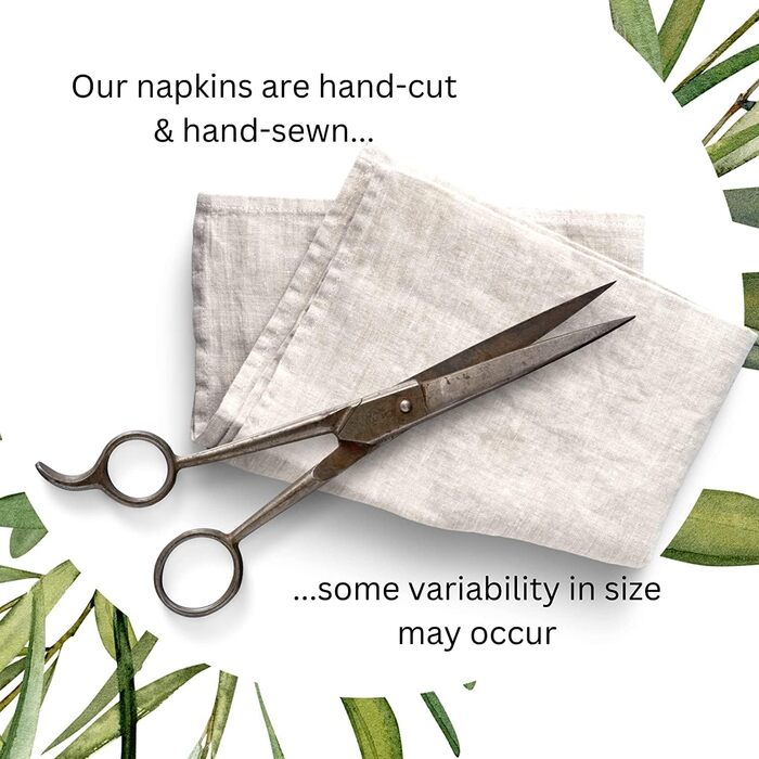 Jolitee Decorative Cocktail Napkins, 15.2 x 15.2 cm, washable, linen-like, cloth napkins, handcrafted for entertaining and everyday use (Hydrangeas)