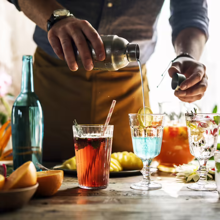 Relaxdays Stainless Steel 5-Piece Cocktail Set