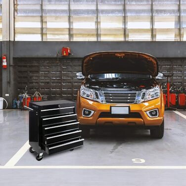 Arebos 5-Drawer Tool Trolley