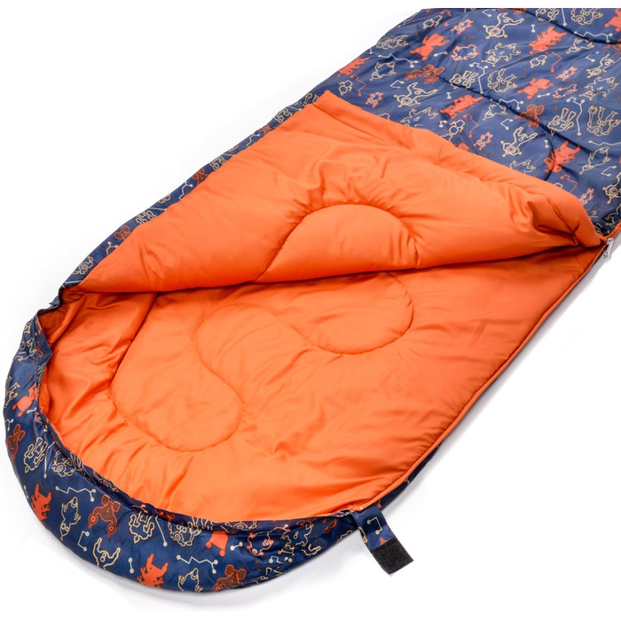 Дитячий спальний мішок Meteor Premium з рюкзаком. Ultralight, для кемпінгу та відпочинку. Комфортний, підлітковий, міні-спальний мішок